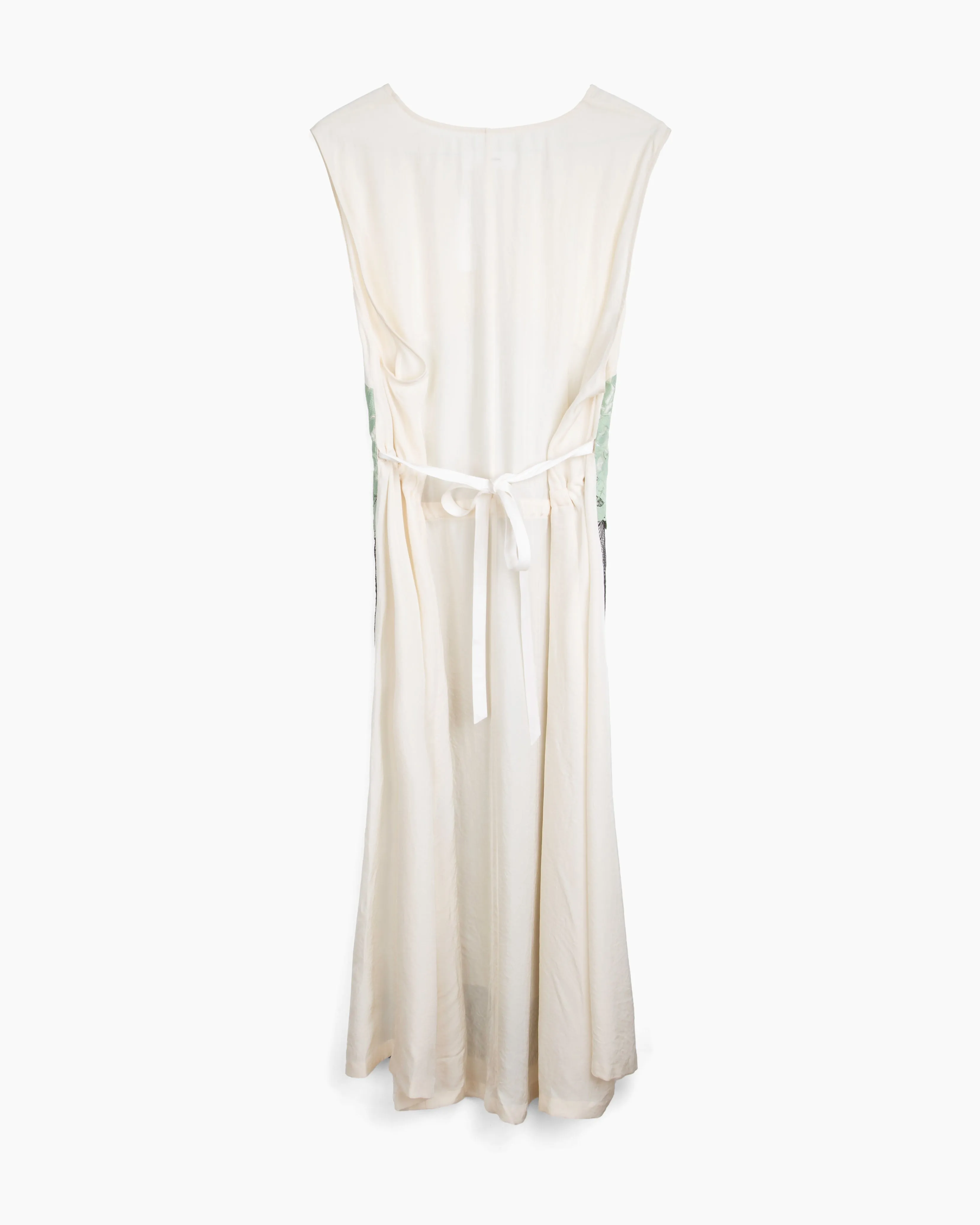 Acetate Twill Lace Dress