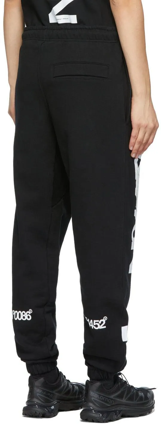 Aitor Throupâ€™s TheDSA Black 'N.1452' Lounge Pants