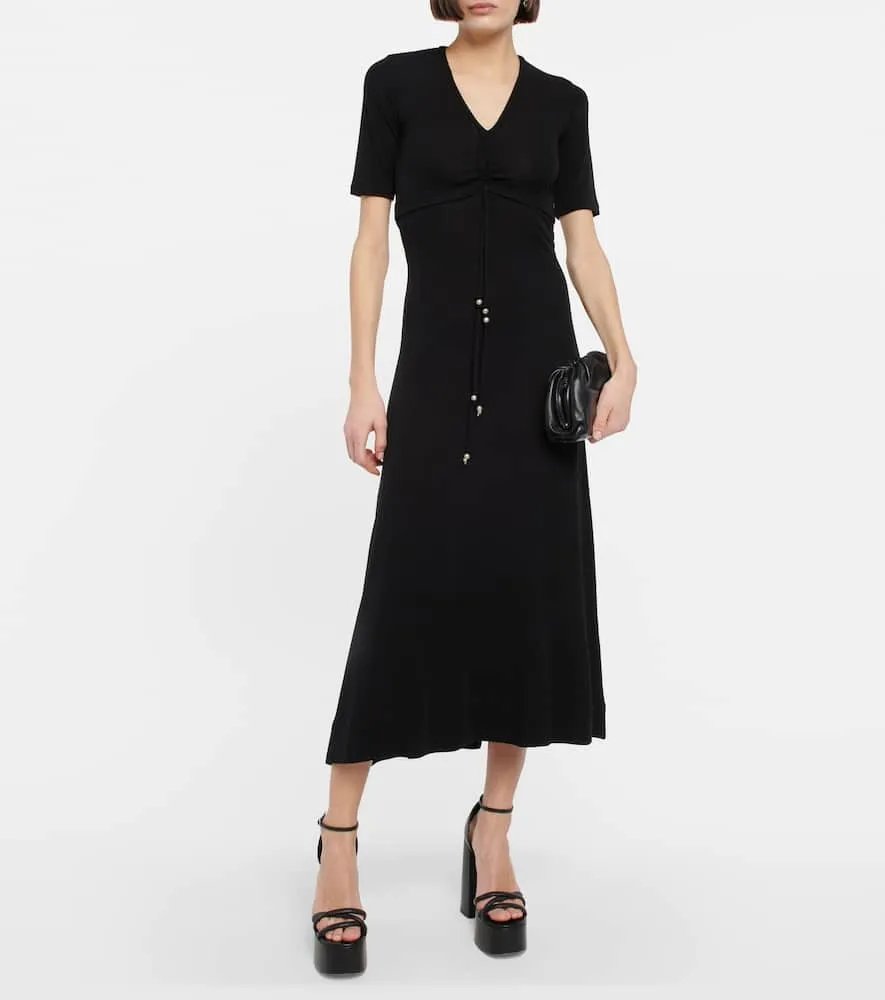 Altuzarra Panya ruched midi dress