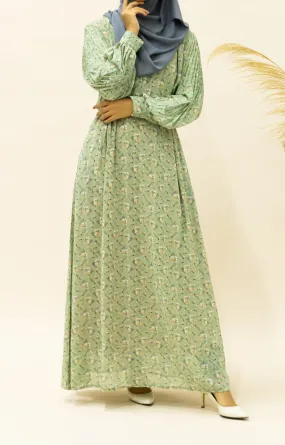 BAIZA MAXI DRESS - SAGE