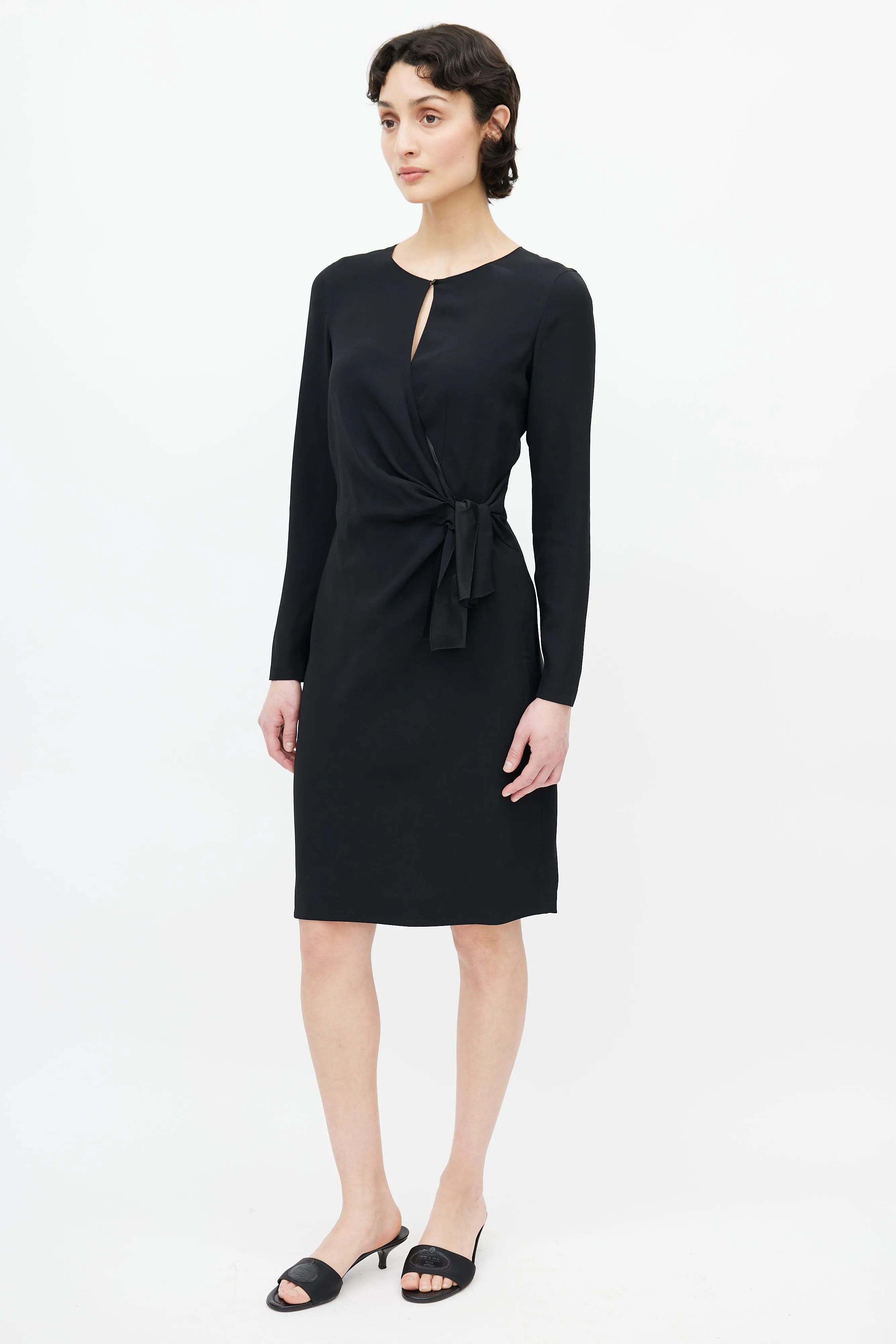 Black Knotted Dress