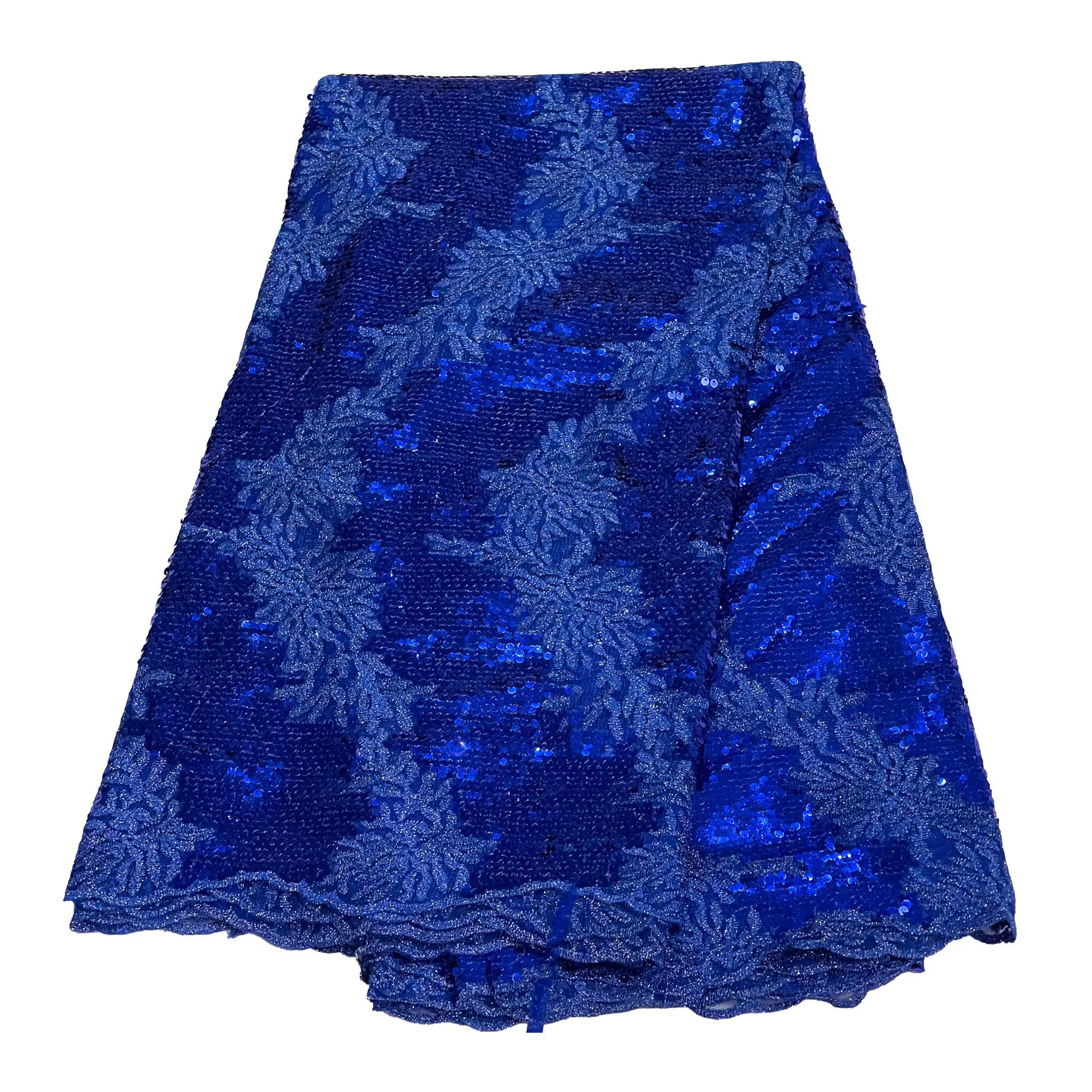 Blue Sequin Lace