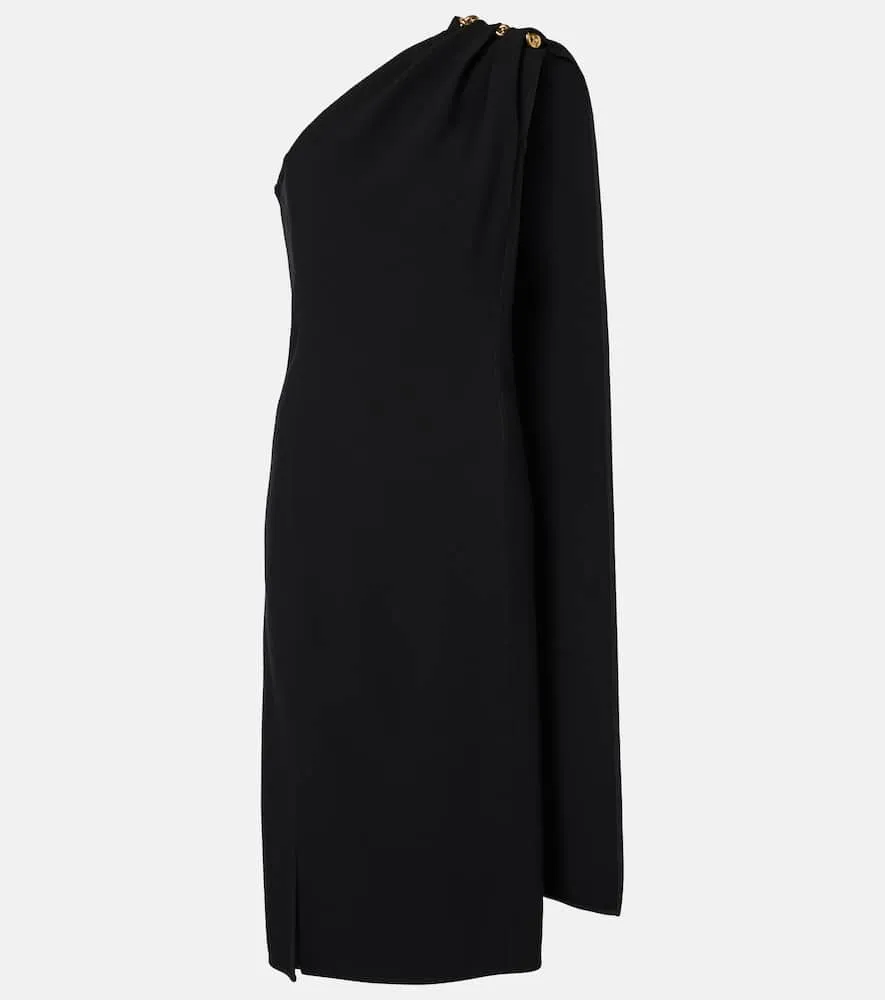 Bottega Veneta One-shoulder cr√É¬™pe midi dress