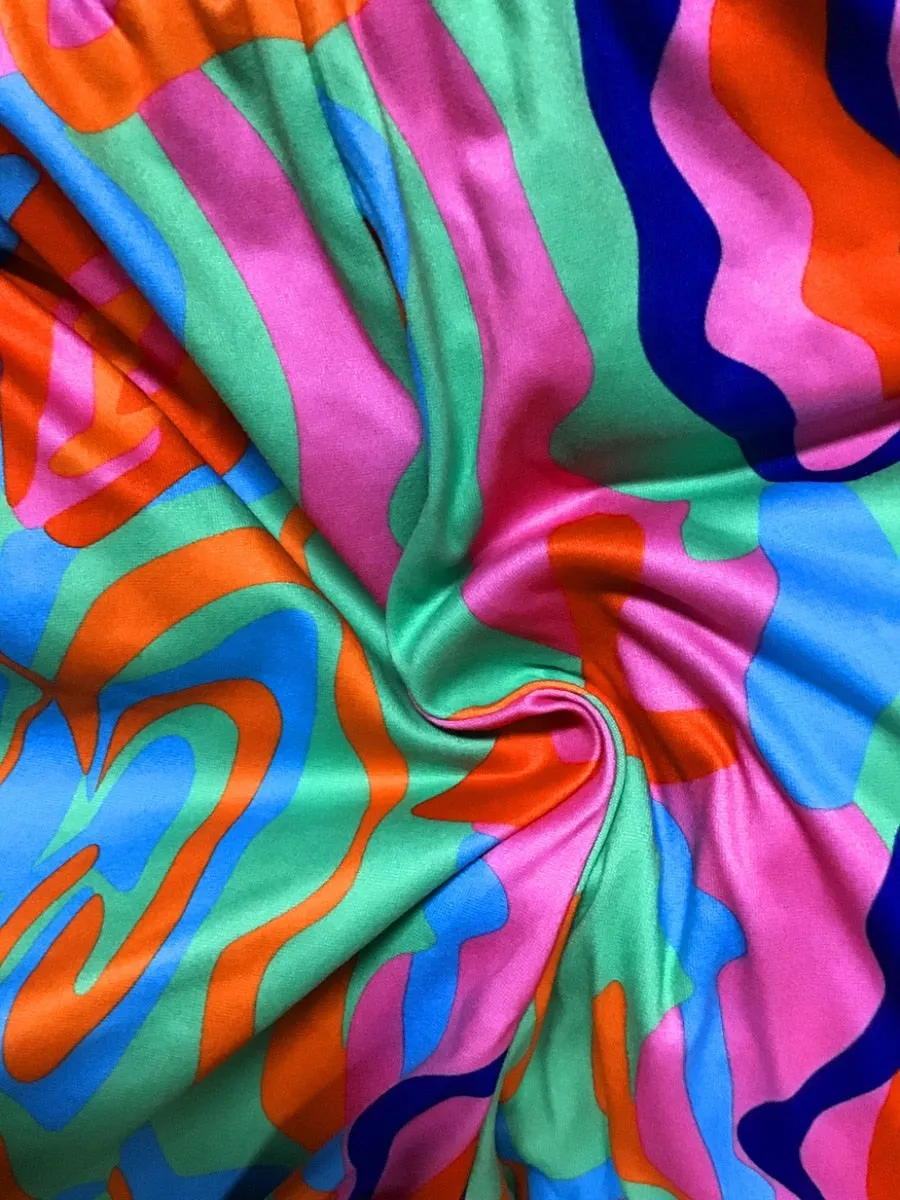 Casual Multi Color Printed Fashion Pants