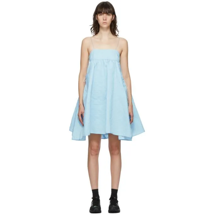 Cecilie Bahnsen Blue Lisbeth Dress