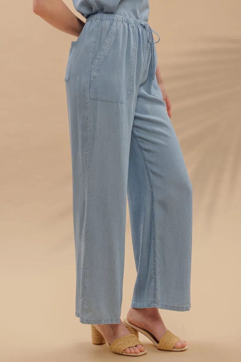 Chambray Pants