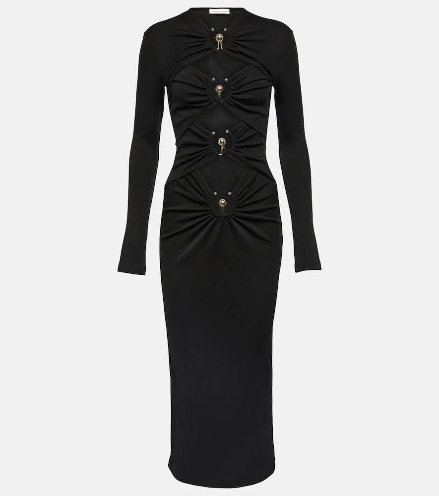 Christopher Esber Orbit jersey midi dress