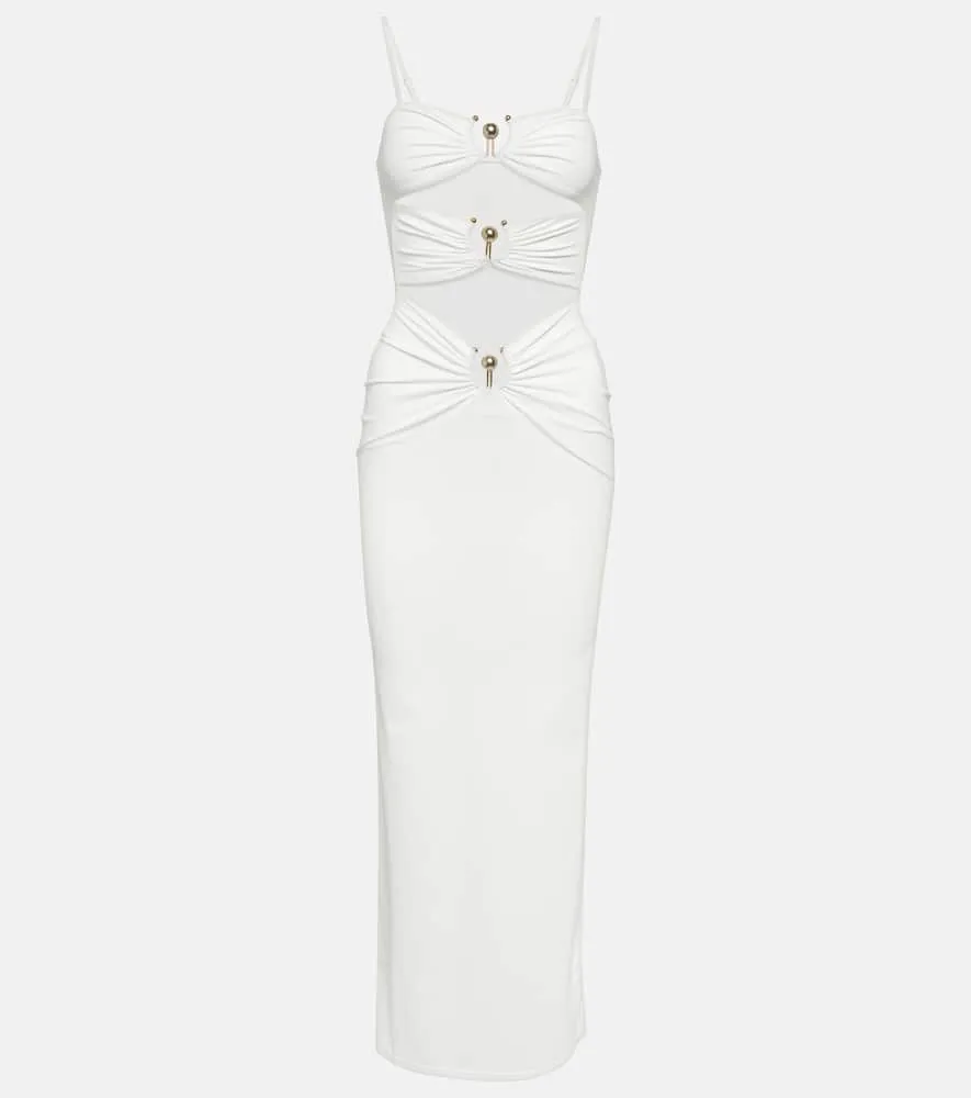 Christopher Esber Pierced Orbit midi dress