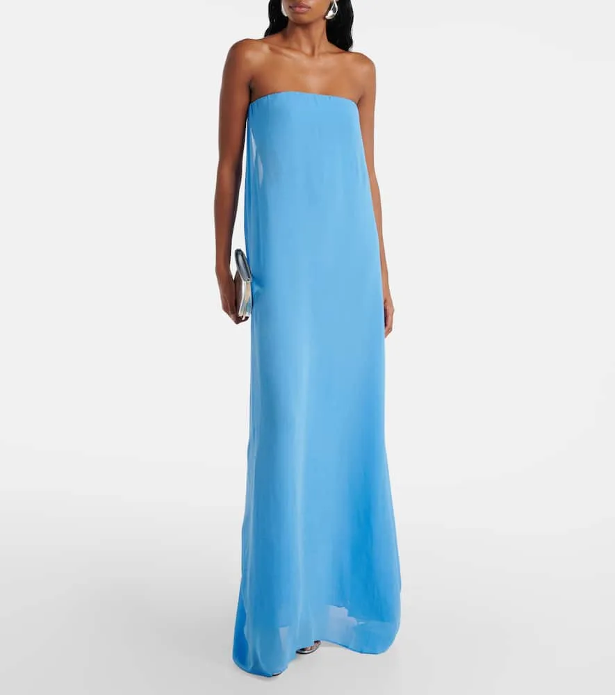 Christopher Esber Silk bustier dress
