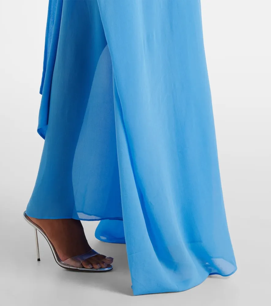 Christopher Esber Silk bustier dress