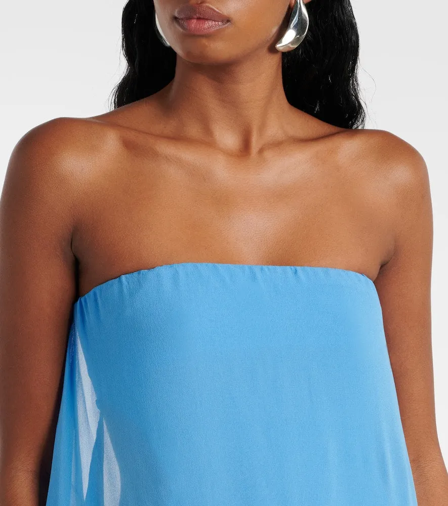 Christopher Esber Silk bustier dress