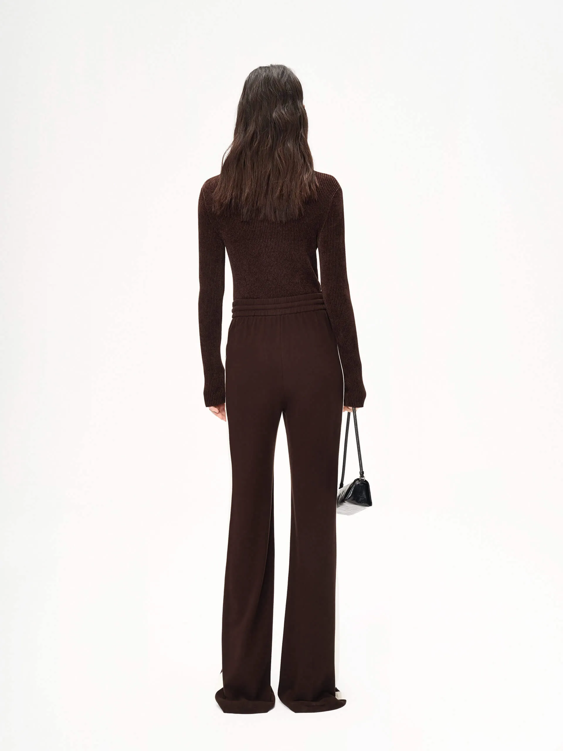 Contrast Drawstring Pants