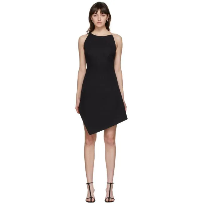 Coperni Black Motion Midi Dress