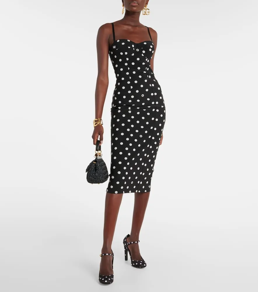Dolce&Gabbana Polka-dot midi dress