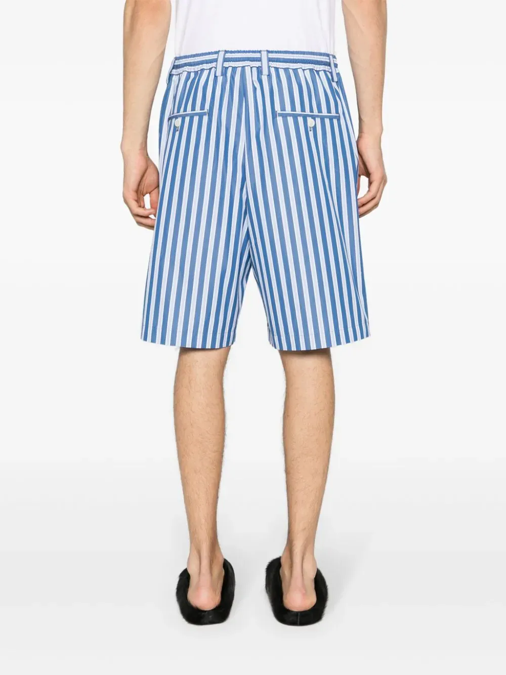 Drawstring Bermuda Pants