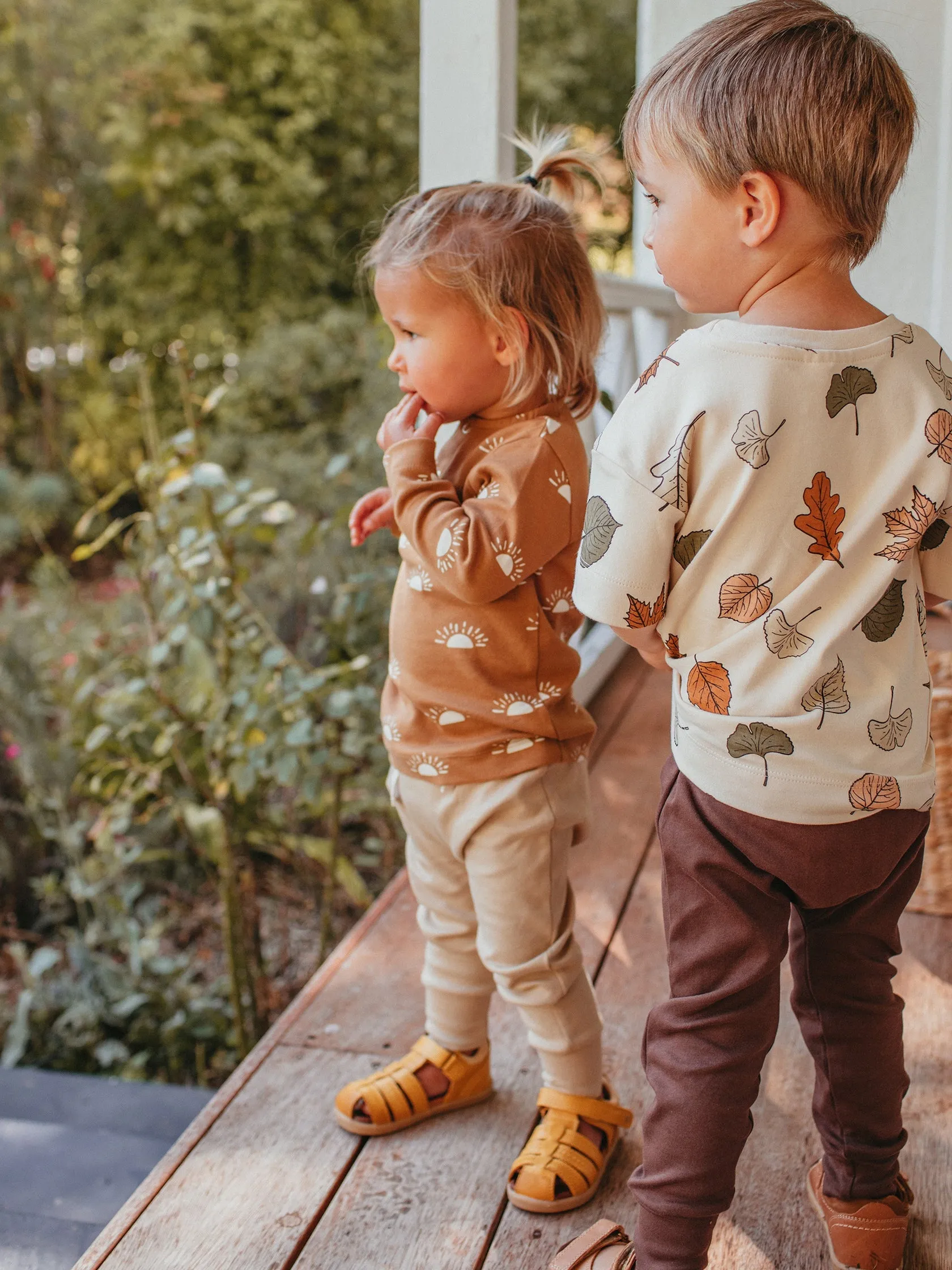 Drawstring Pants in Earth