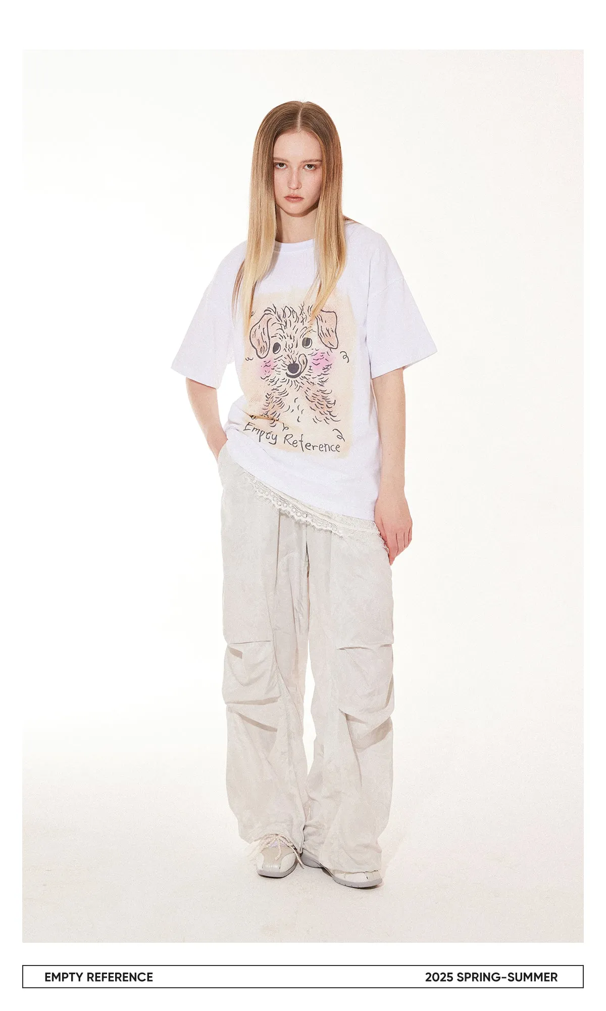 Drawstring Parachute Pants