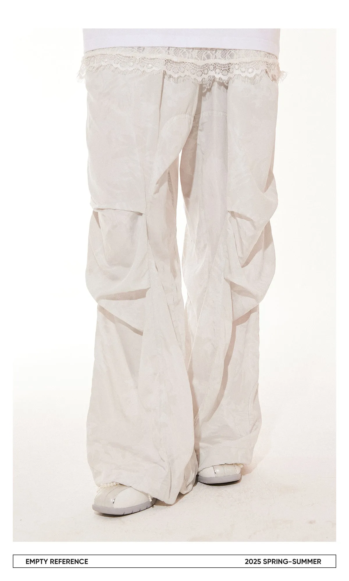 Drawstring Parachute Pants