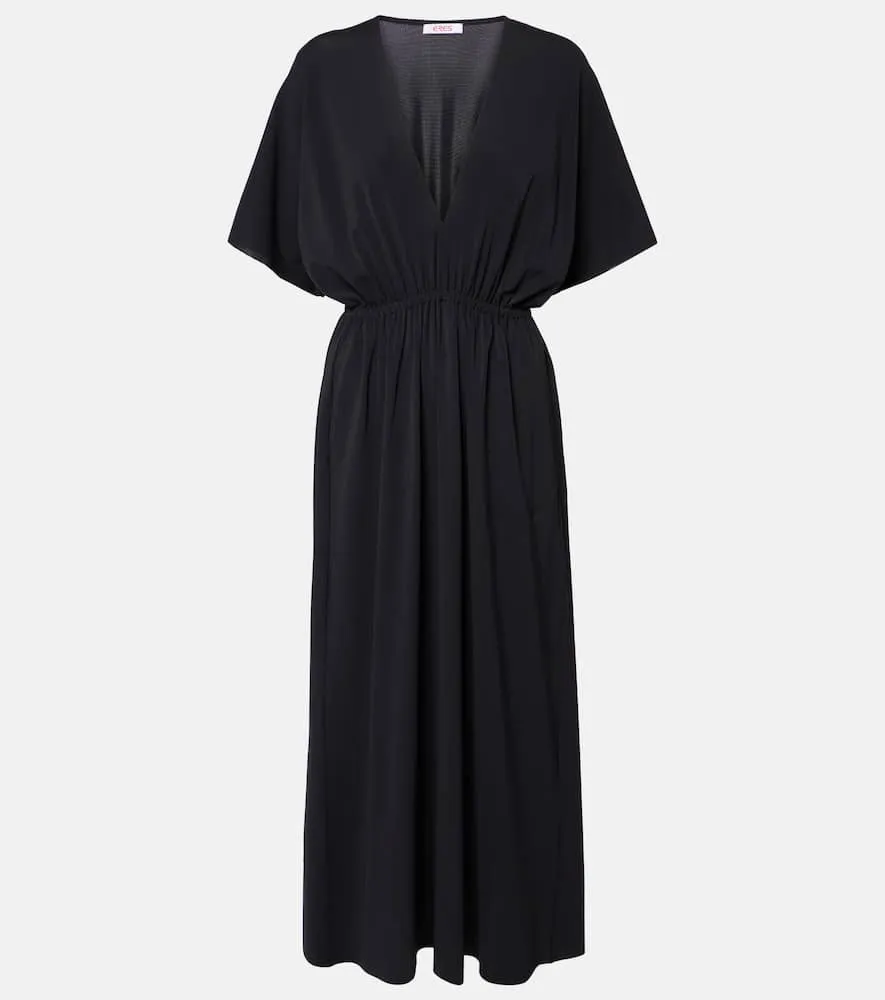 Eres Adele gathered jersey maxi dress