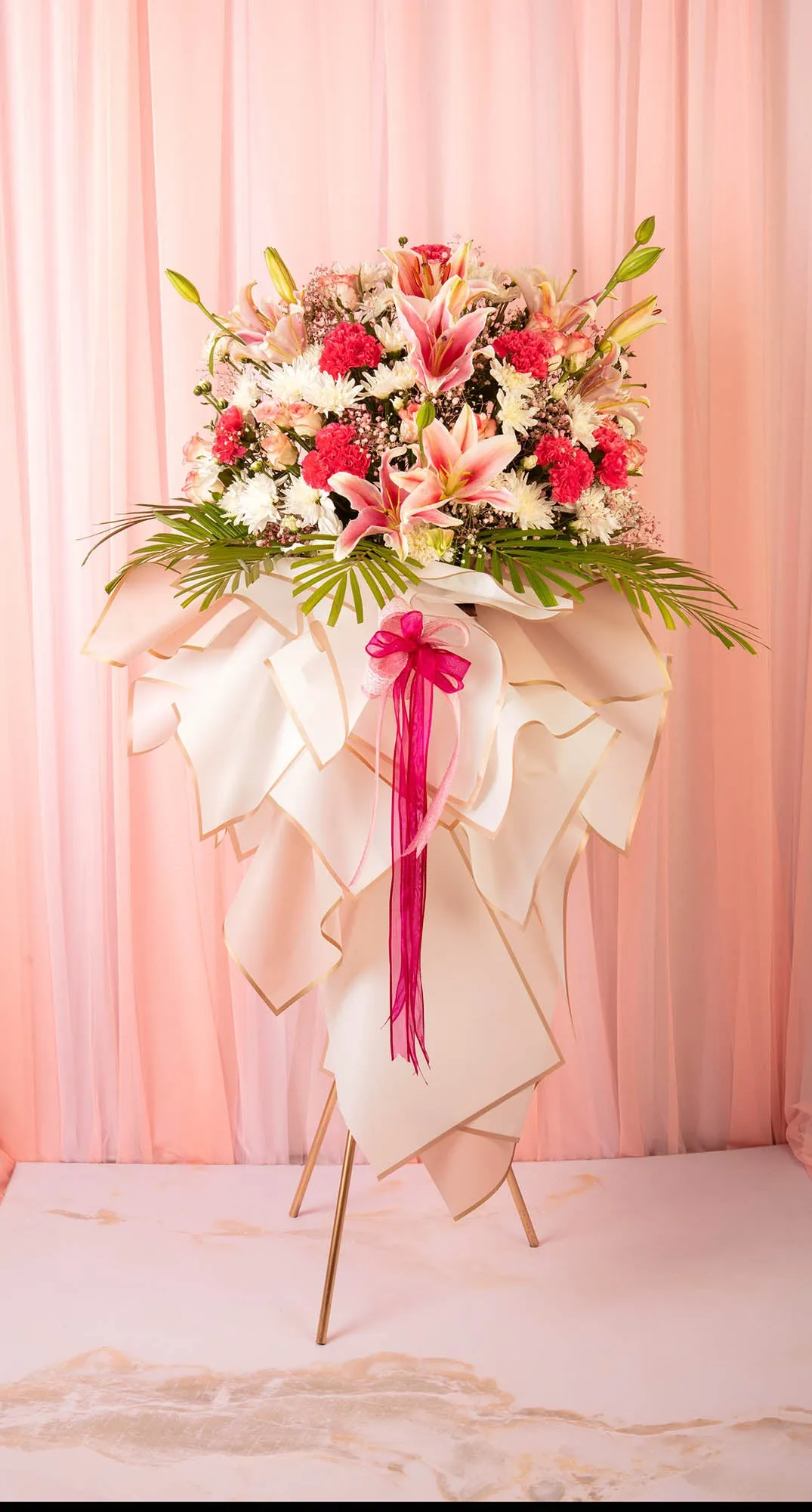 Floral Pedestal