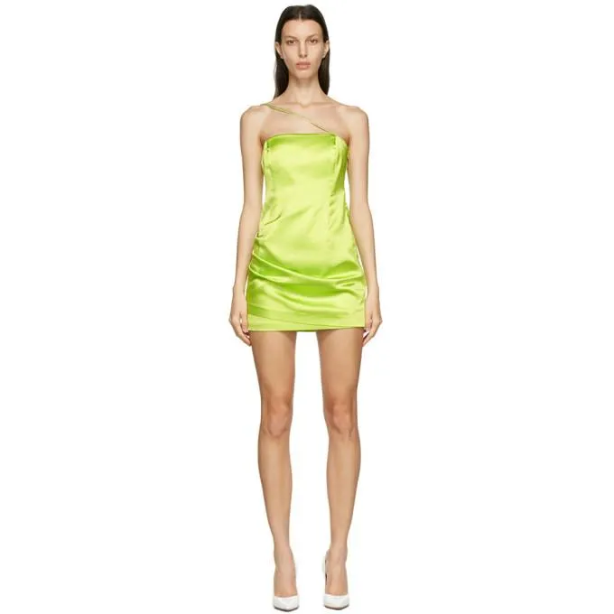 Gauge81 Green Pasto Short Dress
