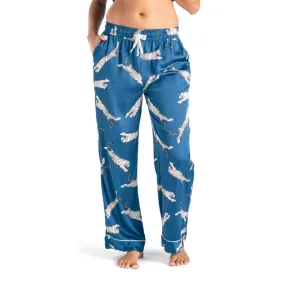 Hello Mello Sleep Easy Tiger Beauty Sleep Satin Pajama Pants