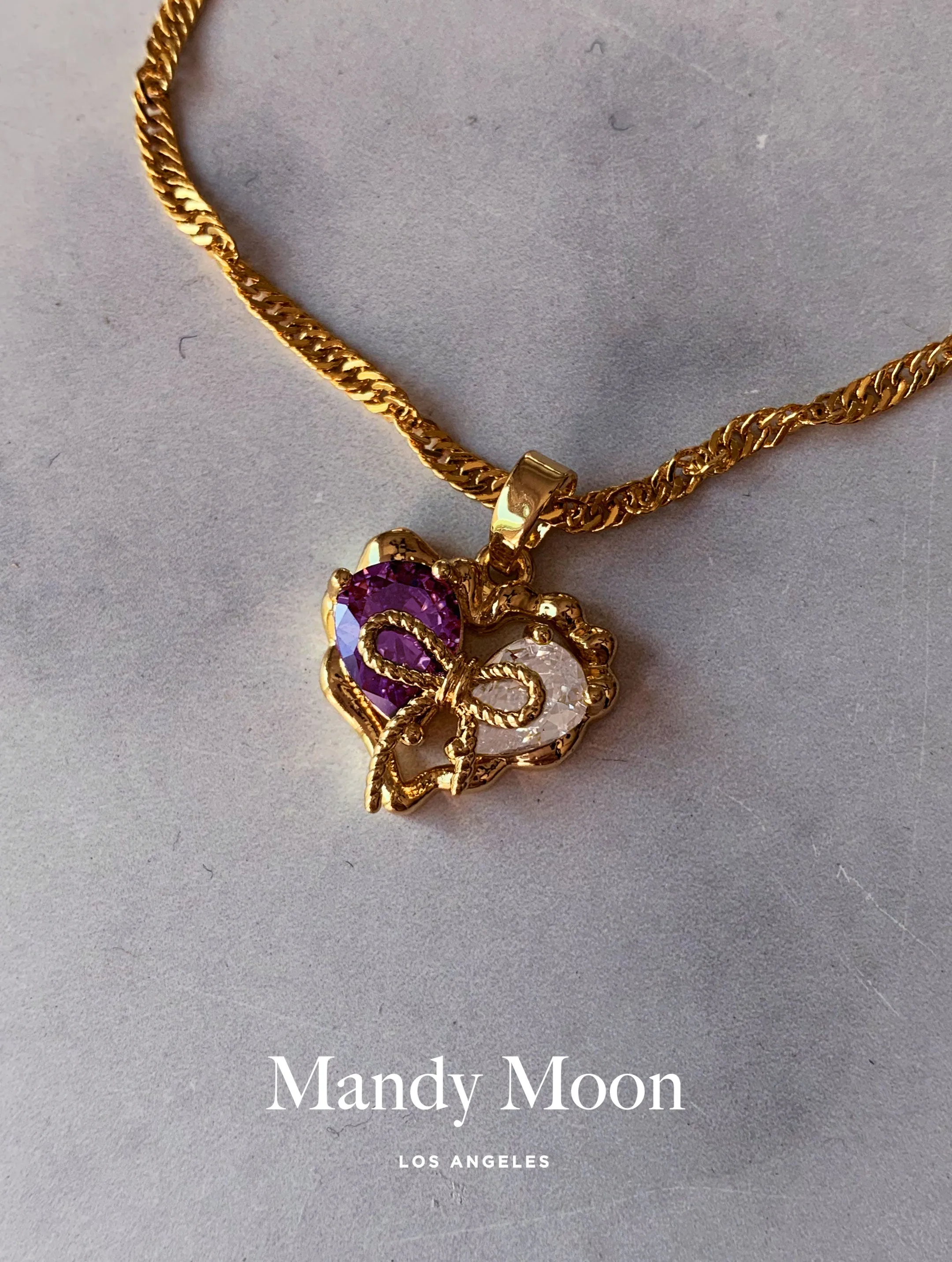 Knotted Heart Necklace