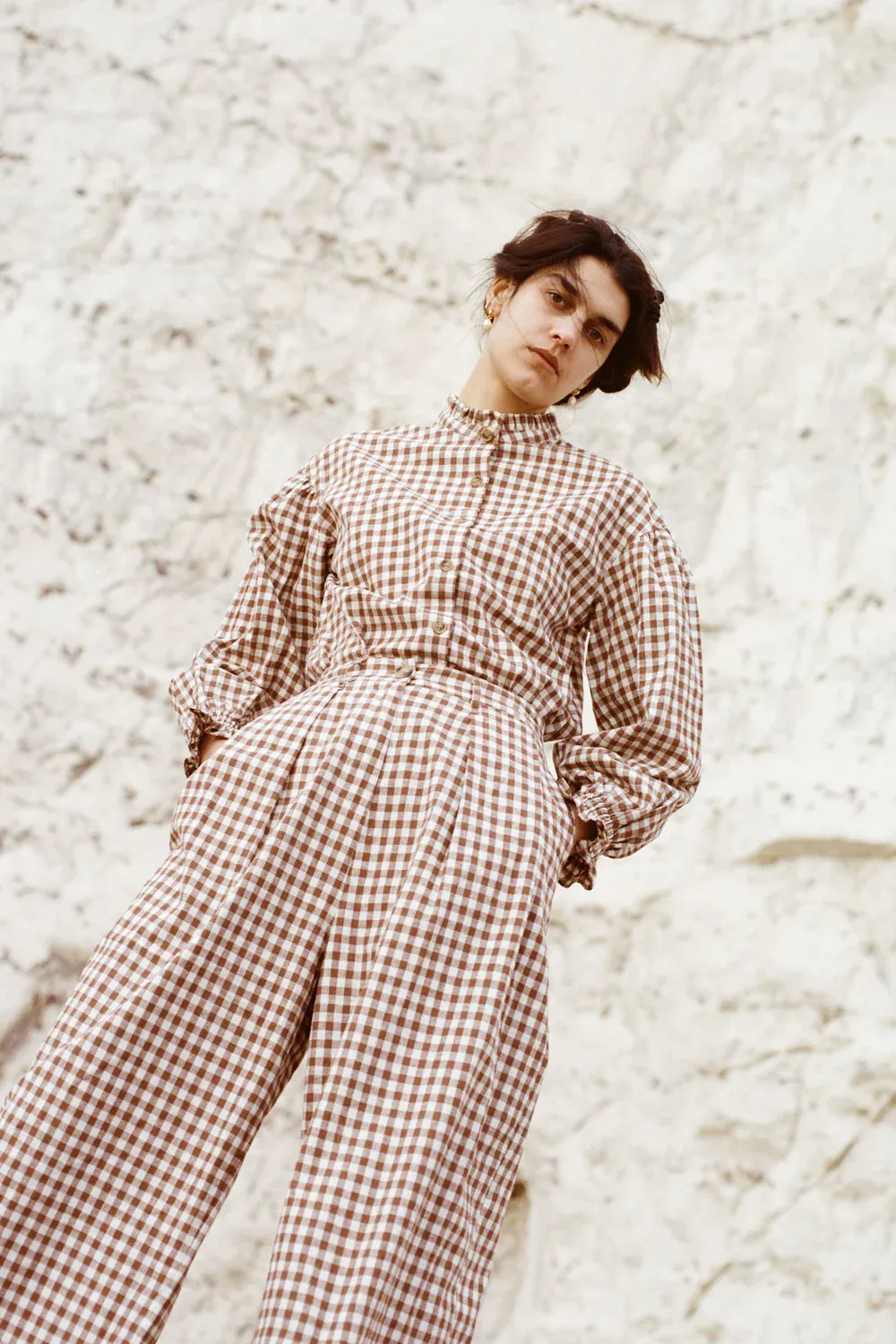 Meadows Ambrosia Shirt Brown Gingham