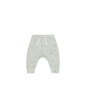 Mint Stars Drawstring Pants