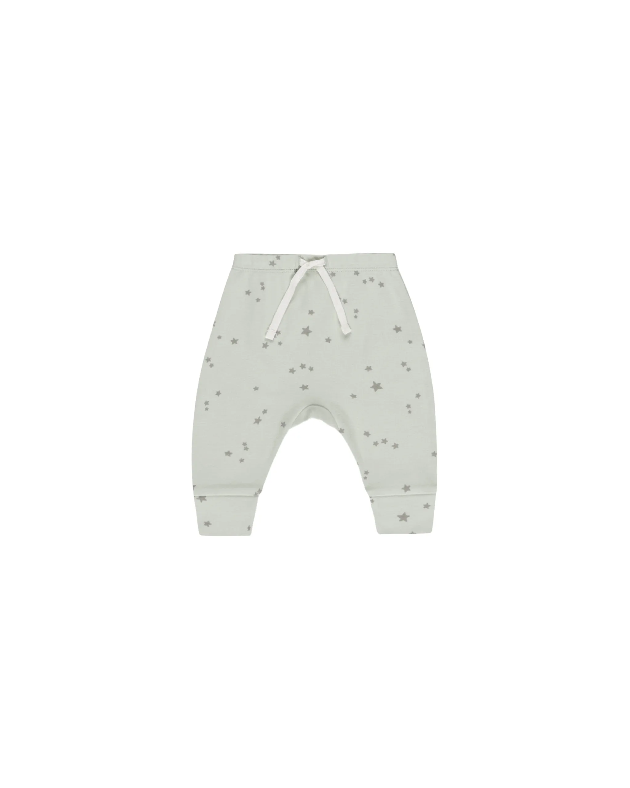 Mint Stars Drawstring Pants