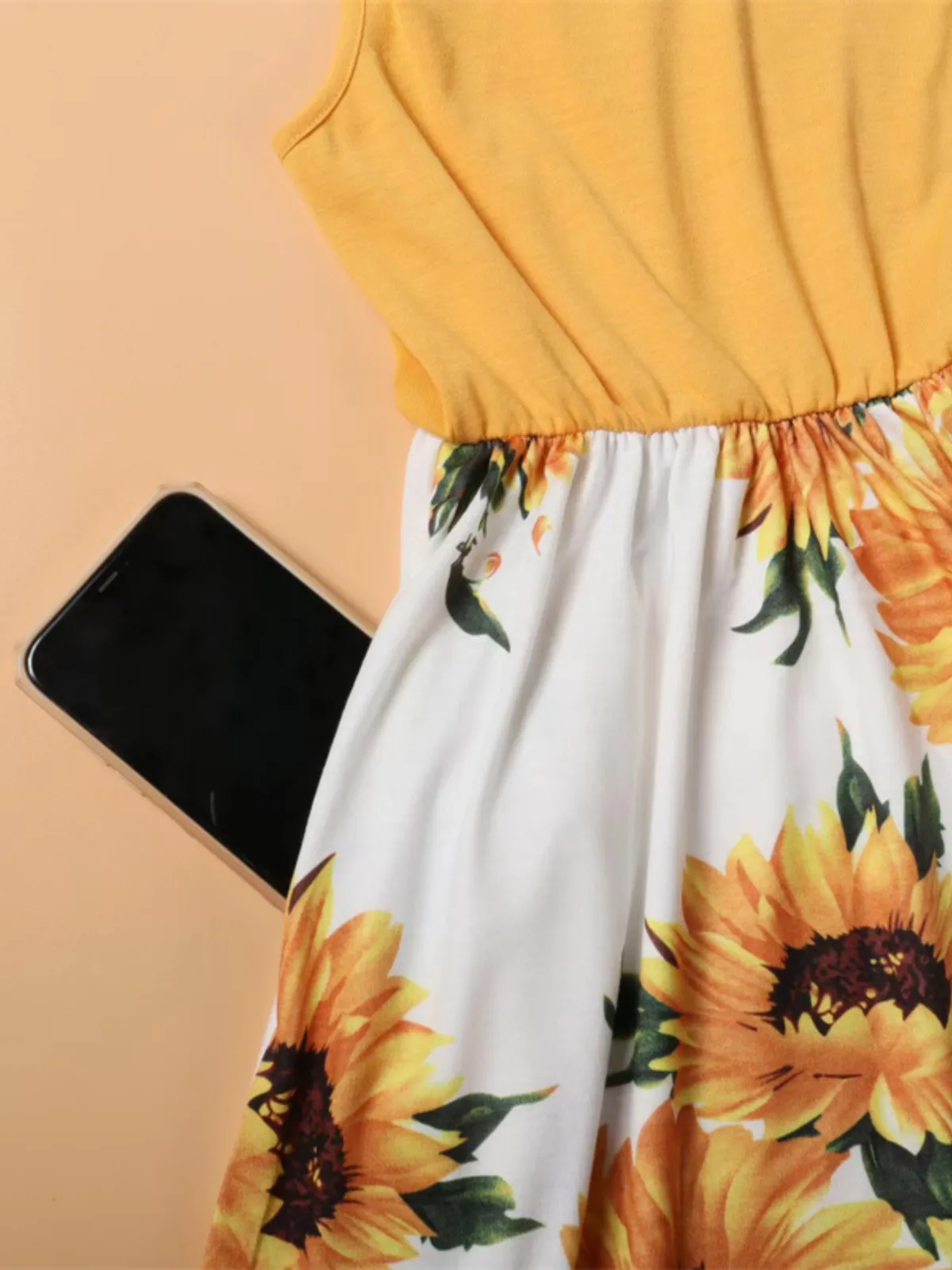 Mommy and Me Sweet Sunflower Maxi Dress