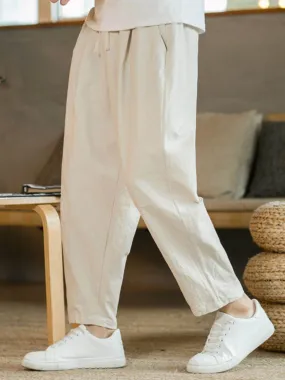 Plus Drawstring Pants with Pockets
