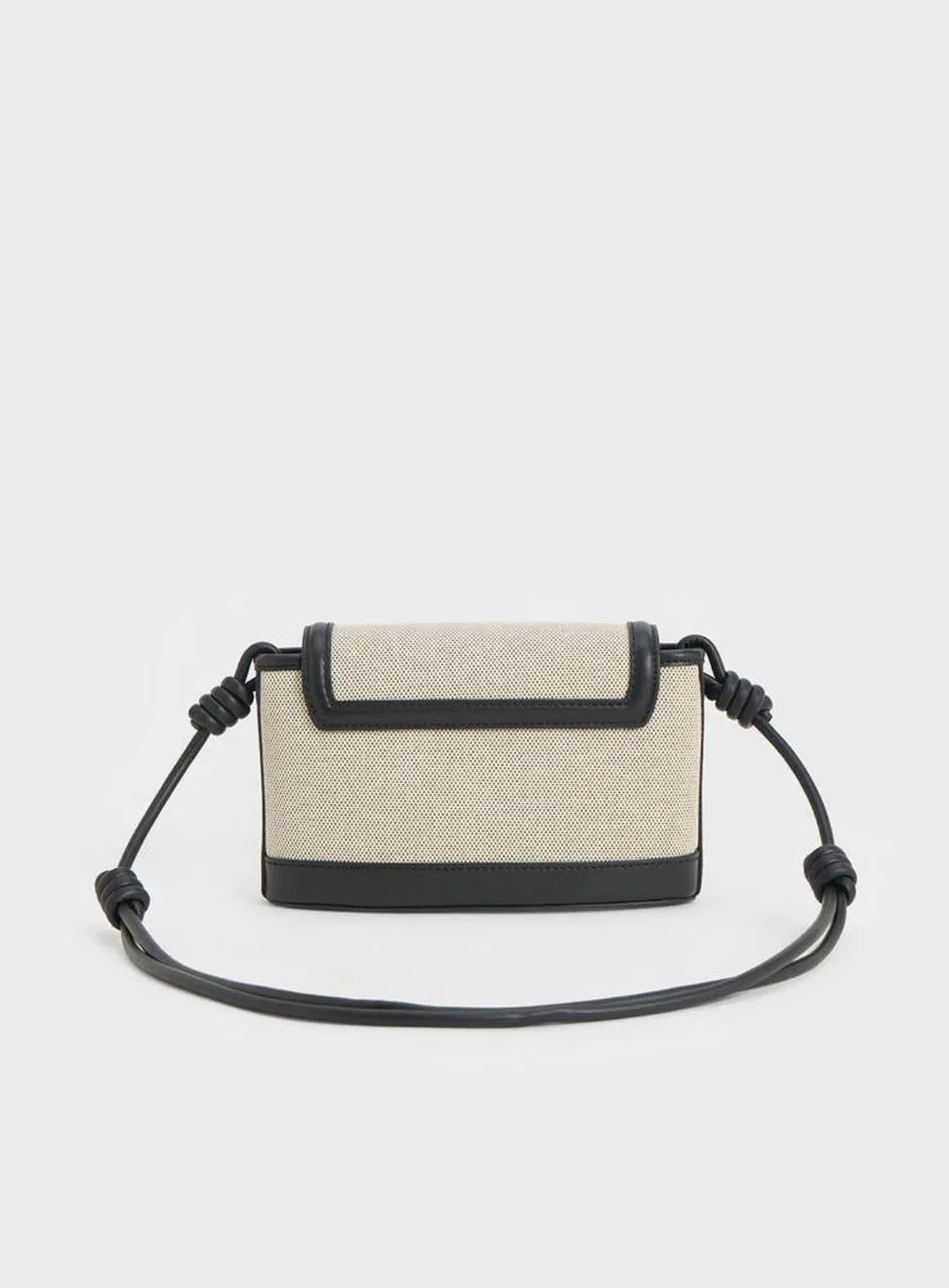 Raffia Knotted Strap Bag