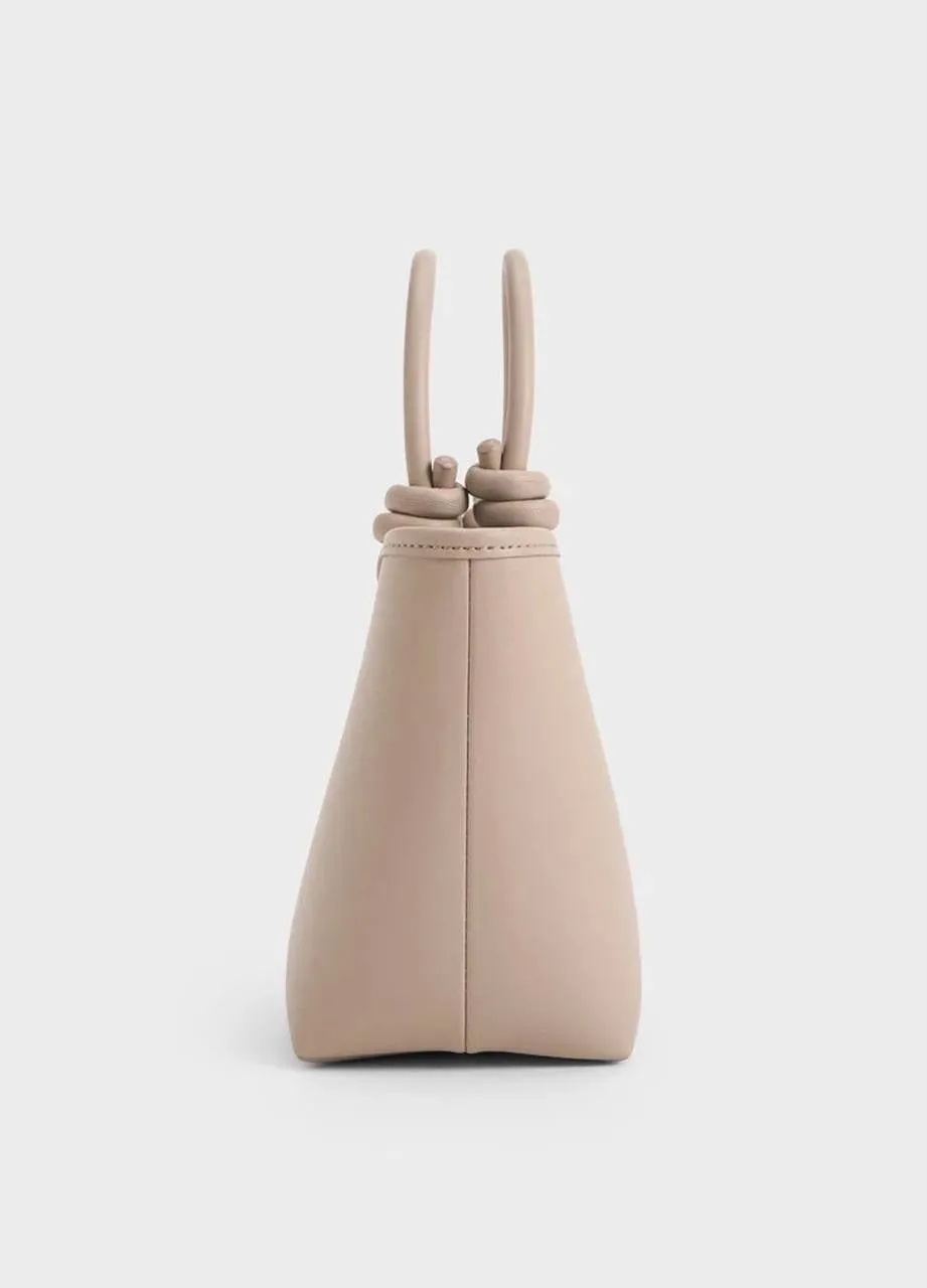 Sabine Knotted-Handle Tote Bag