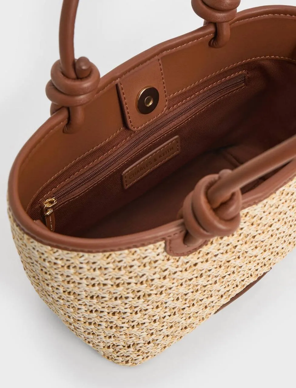 Sabine Knotted-Handle Tote Bag