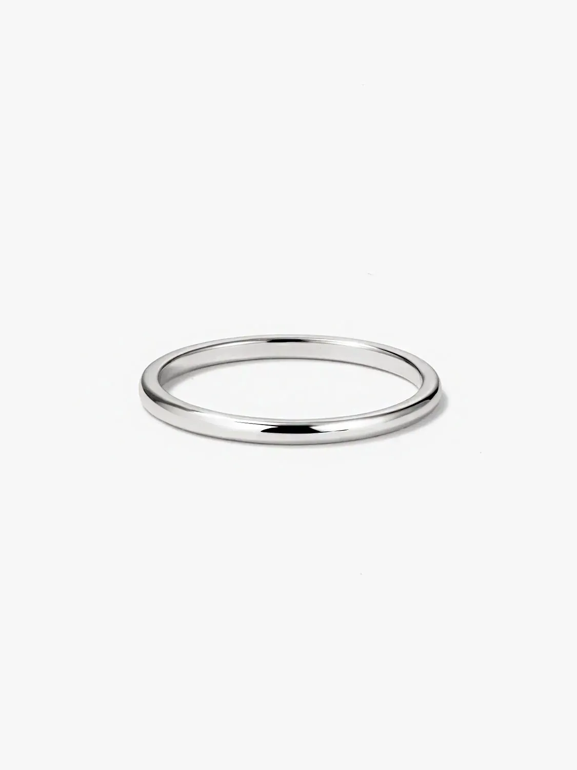 Silver Thin Stacker Ring