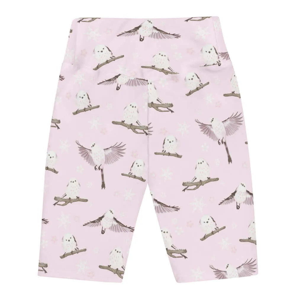 Snow Bird Biker Shorts