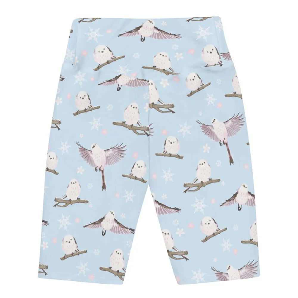 Snow Bird Biker Shorts