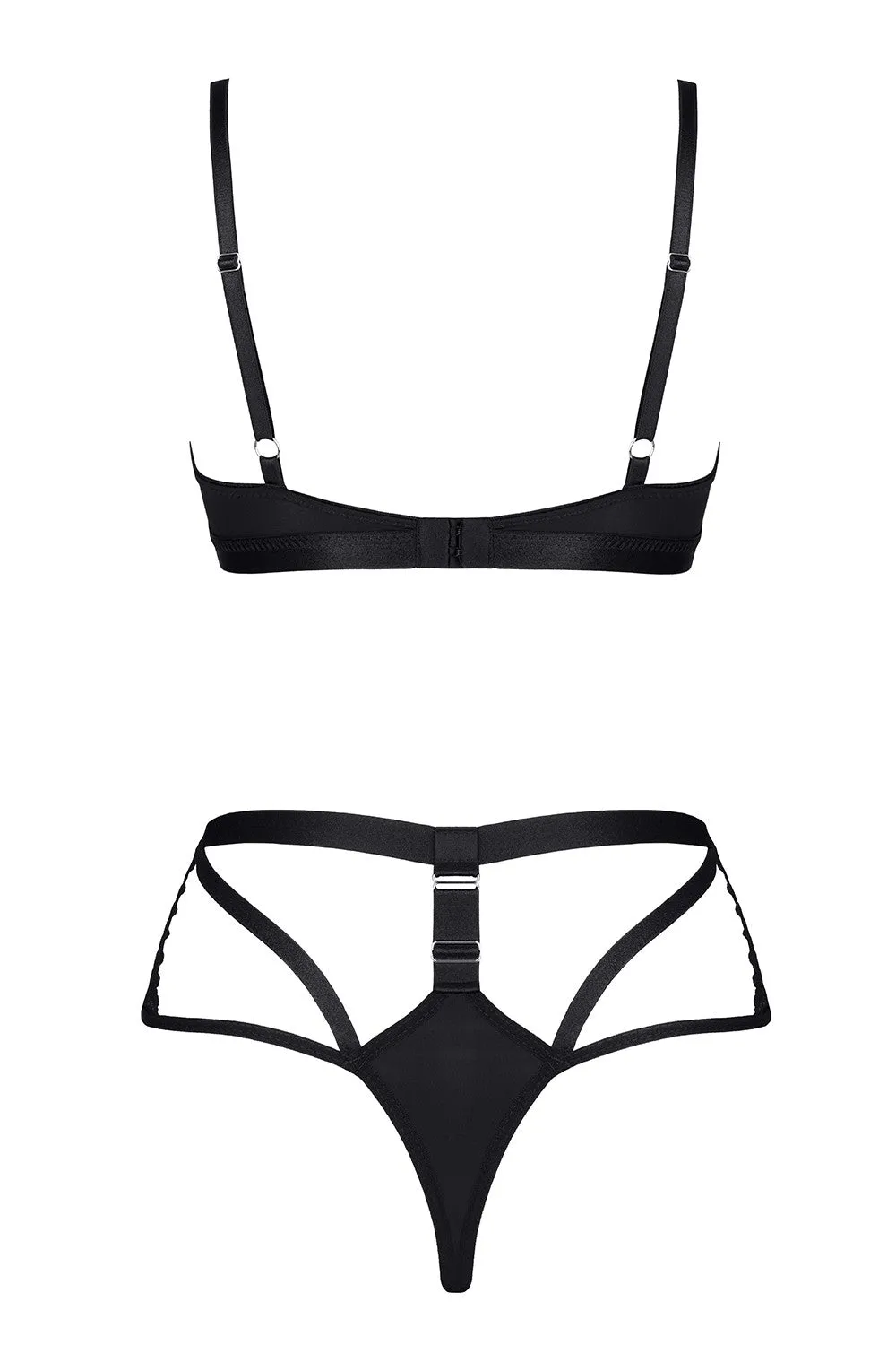 Soft Lace Bra & High Waisted Shorts Demoniq Sarita