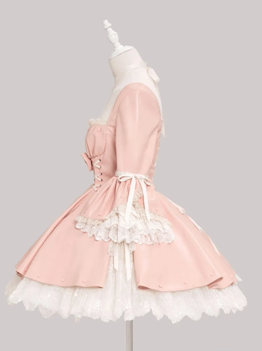 Sweet Girly Frill Dress   Hat