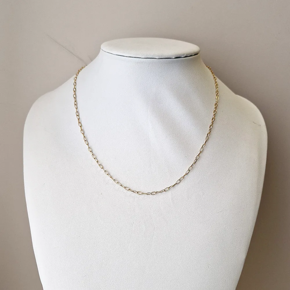 Thin Metal Chain Necklace