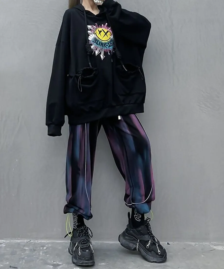 Tie-dye Drawstring Pants